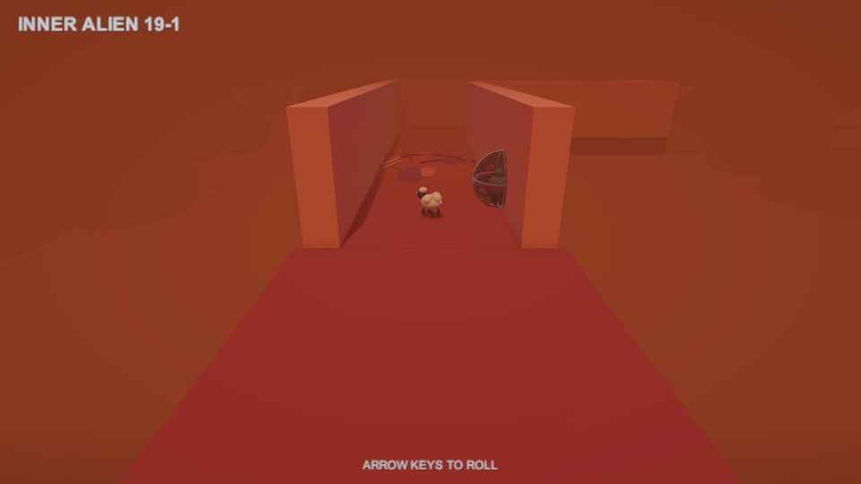 World 19, Inner Alien: the sheep's ball on the first course